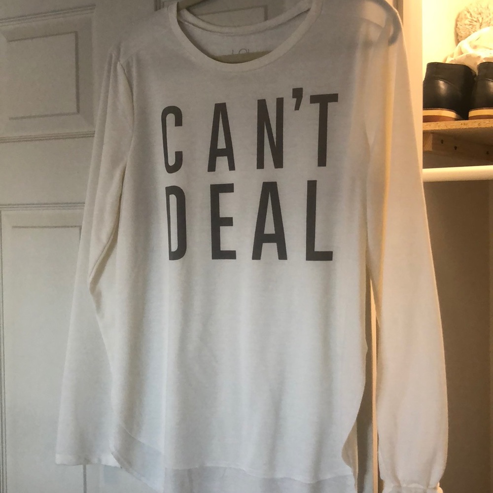 Cream colored shirt